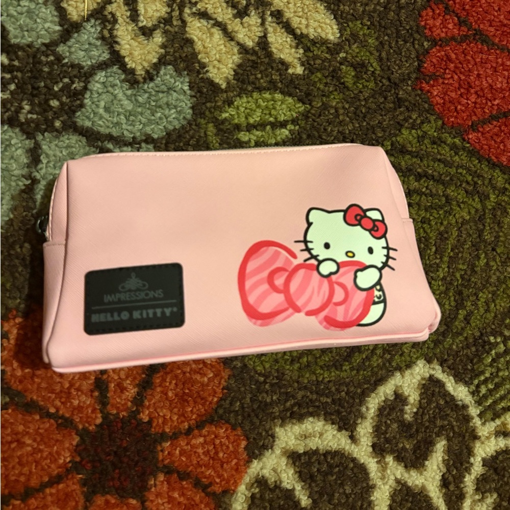 NWOT Hello Kitty x Impressions Makeup Pouch in Pink